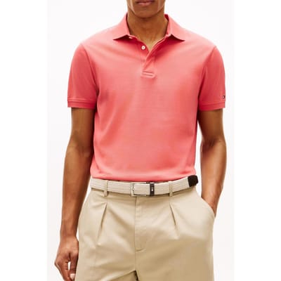 Tommy Hilfiger Hidden Placket Regular Polo Vintage Red Größe: S | Poloshirts Outlet | Herren | Rot
