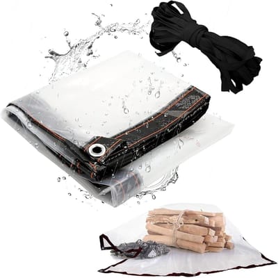 MTTproducts- Dekzeil Waterdicht 1,5 x 1 m - PE Materiaal - Antiveroudering - Transparant - Sterke Oogjes - Weerbestendig - Zeil