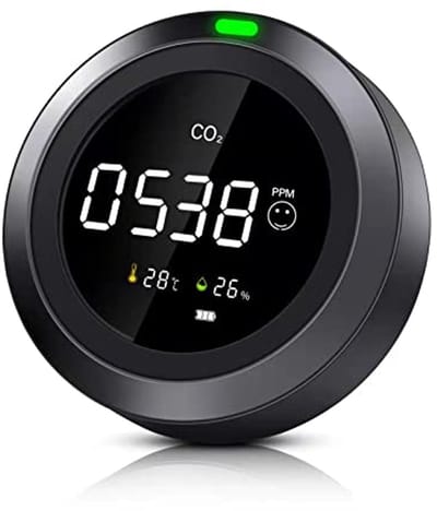3-in-1 Luchtkwaliteit Monitor | CO₂, Temperatuur en Vochtigheid Detectie