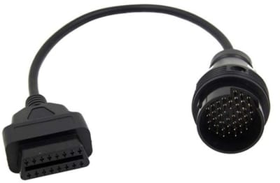 Dailygoods - Dailygoody - I-VE-CO-38Pin Kabel - OBD2 Adapter Kabel - Zwart - Auto Foutdiagnose - Geschikt voor M-ercedes B-enz - 38 Pin naar 16 Pin