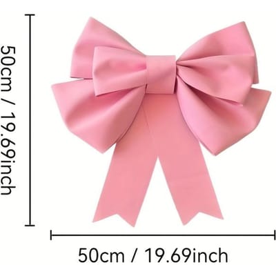 Ensemble d'Énormes Nœuds Roses en EVA pour Mariages Anniversaires Décoration Ruban 3D Matériaux DIY, Décorations de Mariage