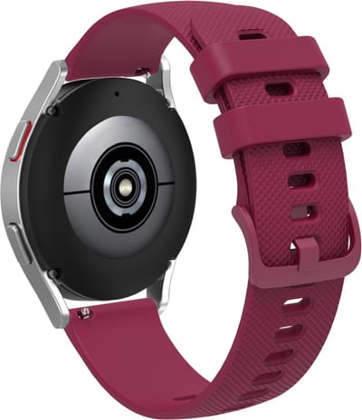 Siliconen bandje - geschikt voor Garmin Vivoactive 4 / Venu 2 / Venu 3 / Forerunner 255 / 265 - bordeauxrood