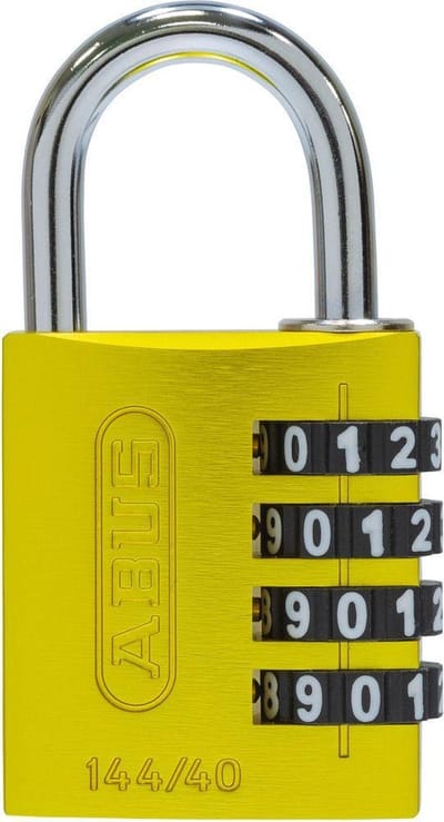 ABUS Cijferslot 144 Geel