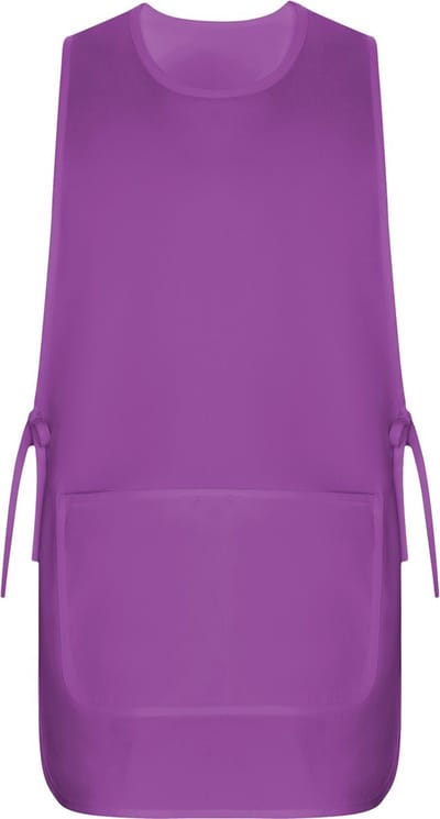 Violet unisex omkeerbaar schort lang voor hygiene beroepen (schoonheid, schoonmaak en voedsel) Arzak One Size