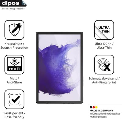 dipos – 2x Matte Beschermfolie geschikt voor VASOUN L10 | Krasbestendige & antireflecterende Screenprotector Ultra-Thin