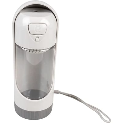 Duvoplus - Waterfles - Hond - Drinkfles Compact 300ml - 6,5x6,5x18,5cm Grijs - 1st