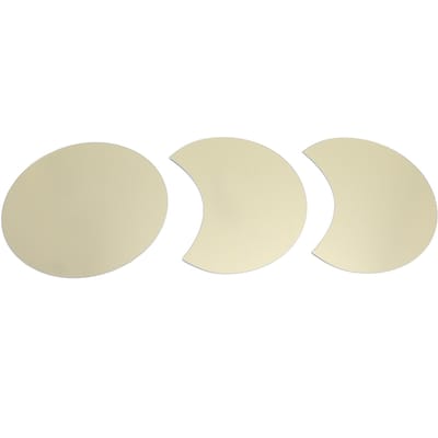 Autocollant Mural Miroir Rond DIY Autocollant Mural pour Maison Salon Fond TV Décor de Chambre à CoucherOr or