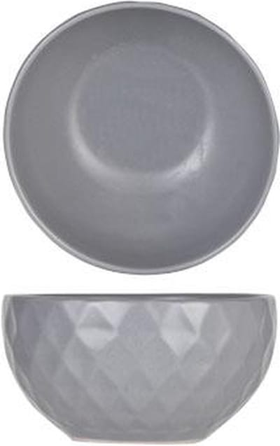 Cosy & Trendy Prisma Grey Ontbijtbol D13.5xh7cm
