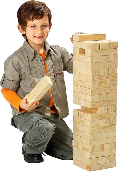 Philos timber reuze vallende toren