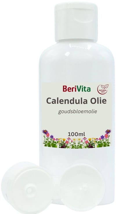Calendula Olie 100ml - Goudsbloemolie - Maceraat - Calendula Bloemen in Pure Jojoba Olie