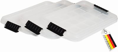 Novaliv 3x vervangingsdeksels 5 liter met clipsluiting 25x15 cm transparant