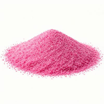 Rayher decoratie zand - 2x - 650ml - roze - hobby zandkorrels - sierzand - voor windlichten