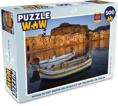 Puzzel Boten - Water - Palermo - Legpuzzel - Puzzel 500 stukjes