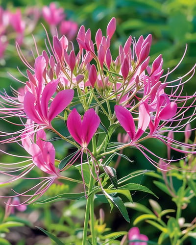 2 sets - Kattensnor Zaden Rose Queen Cleome Hassleriana Eenjarig