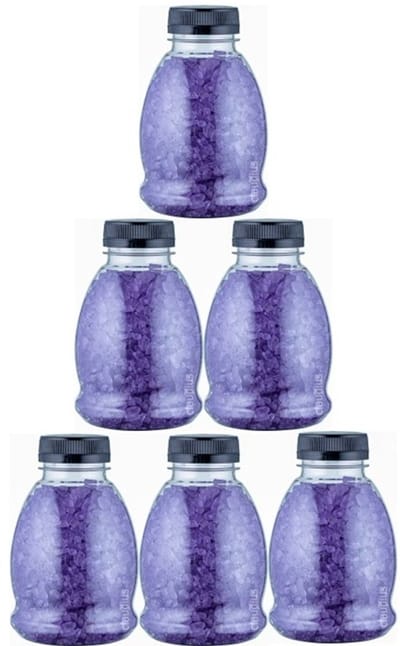 Claudius Badzout Lavendel - 375 gram - Fles met zwarte dop - Set van 6 stuks