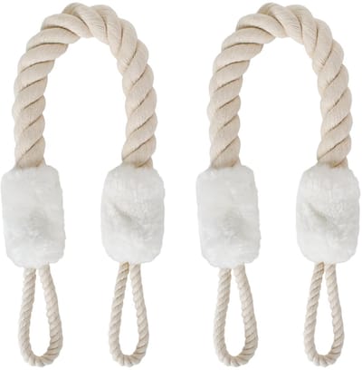 Dailygoods- Deurstopper Veiligheid - 2 Stuks - Katoenen Deurstoppers - 60 cm - Bescherming voor Kinderen - Voorkomt Dichtslaan Deuren - Deurtouw