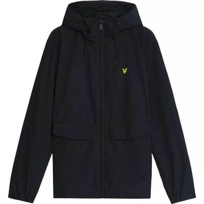 Lyle & Scott Lightweight hooded zip through jacket - dark navy