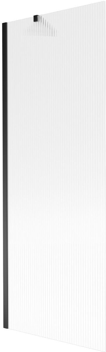 Mexen Next badwand-douchescherm 1-vleugelig 70 x 150 , stroken, zwart - 895-070-000-00-09-70