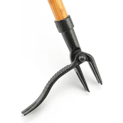Onkruidhaak Onkruidtrekker Gereedschap Staand Tuinwiedgereedschap Klauw Wortelverwijderaar Voetpedaal Verwijderbare Tuinhak Handgereedschap gray
