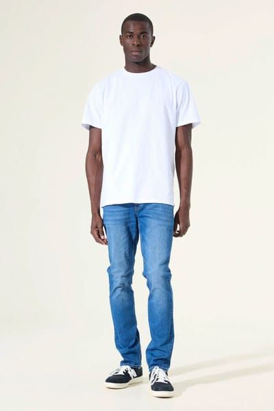 GARCIA Russo Heren Tapered Fit Jeans Blauw