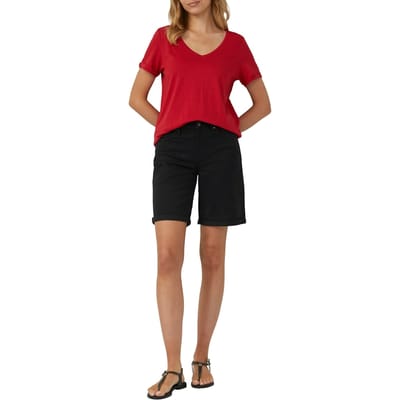 s.Oliver Jeans Shorts Black Denim Größe: 34 | Kurze Sporthosen Outlet | Damen | Schwarz