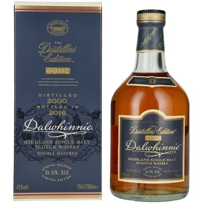 Dalwhinnie The Distillers Edition Double Matured 2000 43% Vol. 0,7l in geschenkverpakking