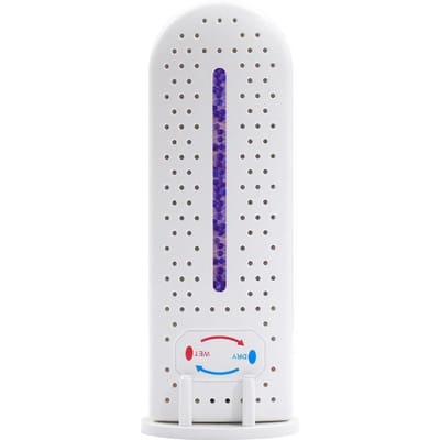 Déshumidificateur Purificateur d'Air Léger USB Silencieux Absorbeurs d'Humidité Sécheur d'Air Pour Maison Pièce Salle de Bain Bureau Cuisine Désodorisant Sécheur blanc