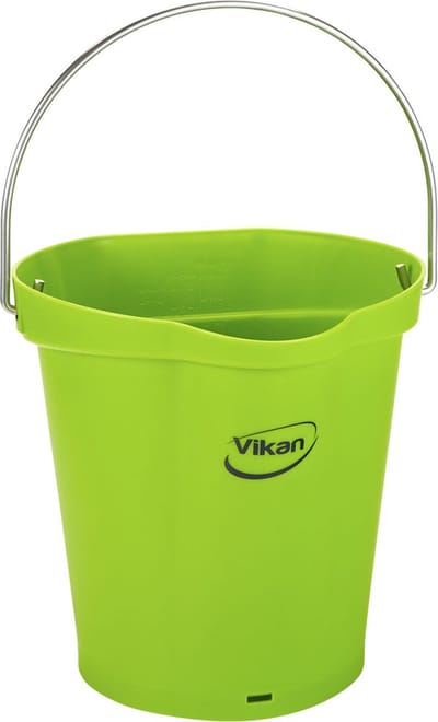 Vikan Emmer 568877 - 6 Liter - Limoen - Stevige Emmer - Chemicaliën bestendig - Maximaal 100°C - Geschikt voor Voedselverwerking en Schoonmaakwerkzaamheden
