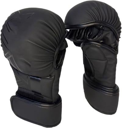 Bokshandschoenen - Vechthandschoenen Trainingshandschoenen - Fitness Training - Versterkte Constructie - 28 x 12 x 11 cm - Zwart