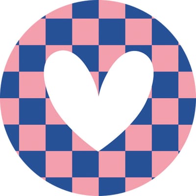 Hartjes sticker blokjes - cadeausticker hart - sluitsticker cadeau - sticker inpakken - kleurrijke sticker - 20 stuks