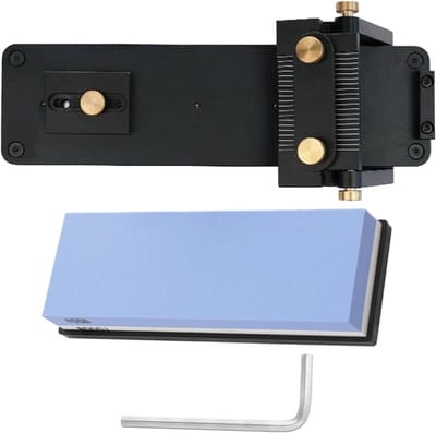 Slijpgeleider - Precisie slijphulp - Beitels scherpen - Constante slijphoek - 34 cm lengte - Zwart