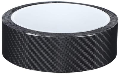 Zeynomax - Koolstofvezel Sticker - Autodeur Randbescherming - Flexibel en Duurzaam - Zwart - Beschermfolie - Geschikt voor Auto's en SUV's - 3CM x 3M