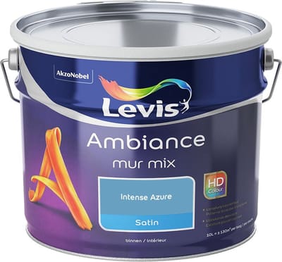 Levis - Ambiance Mur Satin Mix - Intense Azure - Mengverf - 10 L