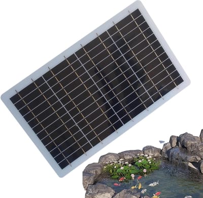 Zonnepaneel - Zonneoplader - Energie Opwekken - Weerbestendig Ontwerp - 50 Watt - Zwart