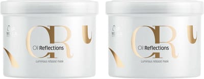 Wella Oil Reflections Luminous Reboost Mask 500ml - 2 Stuks - Voordeelverpakking