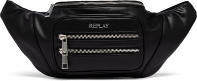 REPLAY Gordeltas Schoudertas Waist Bag Black Zwart