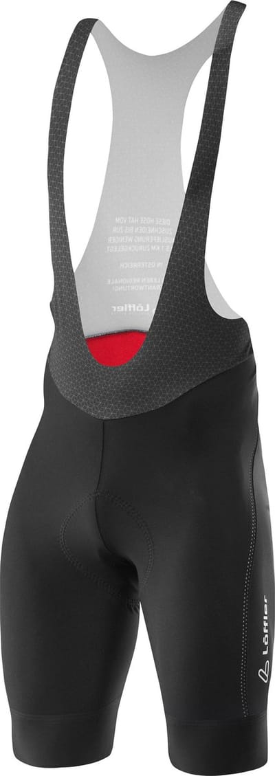 Loeffler fietsbroek kort M Bike Bibshorts Hotbond® RF XT voor heren - Zwart