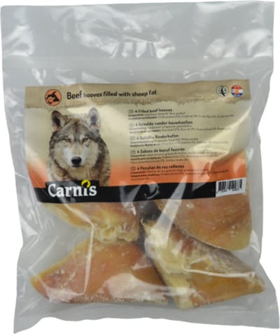 Carnis Gevulde Kauwhoefjes Met Paté 4 stuks
