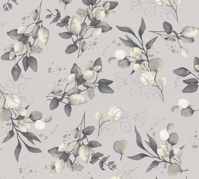 EUCALYPTUS TAKKEN BEHANG | Engelse Style - Beige Zwart Creme Goud - A.S. Création Pure Elegance