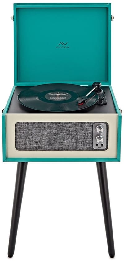 AVCOM Standing Turntable with Bluetooth, Green