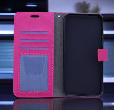 Bookcase Geschikt voor: Samsung Galaxy A35 Roze - portemonnee hoesje - ZT Accessoires