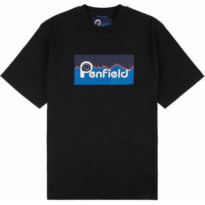 T-shirt met grote originele logo Penfield