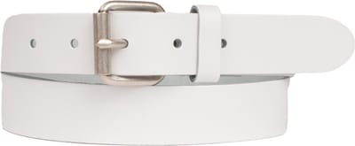 Petrol Industries Riem Heren - Broekriem - Verstelbaar - Leer - Wit - 95 cm - L