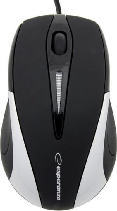Esperanza Bedrade Muis Voor Pc Laptop Sirius Em102S Usb Optisch Zilver