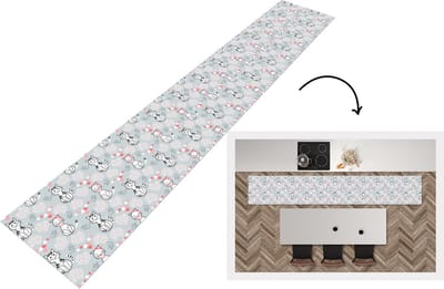 Keukenloper - Loper keuken - Patronen - Kat - Hart - 300x50 cm - Keukenloper vinyl