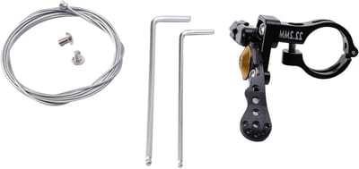 Verstelbare Zadelpen voor Mountainbike, Aluminium, Met Drop Mechanisme en Snelle Installatie