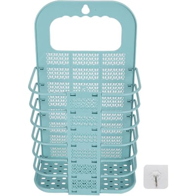 Panier Pliable pour Poulet et Légumes Coq Poule Fruits Mangeoire Suspendue Outil d'Alimentation (Bleu) white