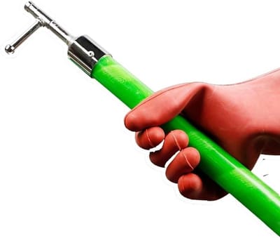 Hoogspannings Isolatieschakelpaal - Elektrische Trekstang - Schakelaars Bedienen - Verstelbare Lengte - 3 secties - Groen