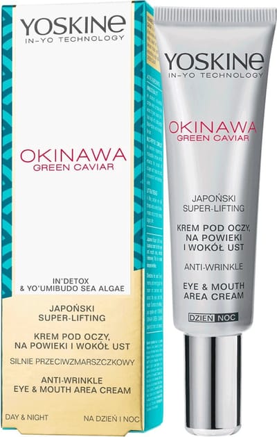 Yoskine - Okinawa Green Caviar Eye Cream For Eyelids And Around Mouth For Day Even At Night 15Ml
