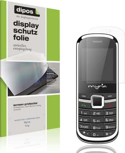 dipos – 4x Matte Beschermfolie geschikt voor Myria Tiny | Krasbestendige & antireflecterende Screenprotector Ultra-Thin